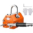 VEVOR Magnetic Lifter, 220 lbs/100 kg Pulling Capacity, 2.5 Safety Factor, Neodymium & Steel, Lifting Magnet with Release, Permanent Lift Magnets, Heavy Duty Magnet for Hoist, Shop Crane, Block, Board