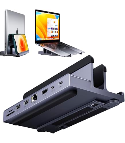 Brydge Vertical Docking Station Compatible with 13 Inch MacBook