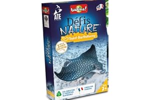 Bioviva - Défis Nature - Saint Barthélémy - Pariez sur les points forts de vos animaux pour gagner la bataille ! - 2 à 6 joueurs - Dès 7 ans - Fabriqué en France - 282871