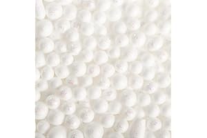 com-four® Decoración navideña - Nieve Artificial para Navidad - Decoración para la Mesa, la Puerta y la Ventana (Blanco - Medio)