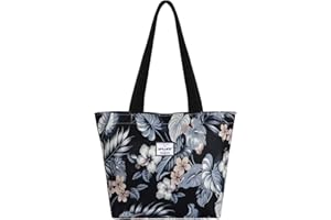 HAWEE Donna Borsa Tote con Zip Grande Borsa a Tracolla Casual Borsa a Mano Moda Borsa a Spalla Impermeabile Borsa della Spesa Leggera Borsetta per Quotidiano Vita Scuola Lavoro Spiaggia
