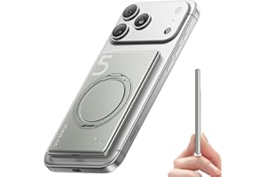 Kuulaa Power Bank Magsafe iPhone,0,8 CM Ultrasmukły Powerbank Magsafe Magnetyczny 5000mAh Power Bank dla iPhone'a,Akcesoria podróżne Mini Bateria dla iPhone'a 17/16/15/14/13/12 Pro Max