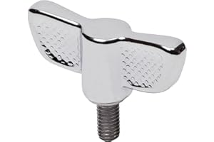 Fame Flügelschraube 6mm x 15mm, Hochwertiges Ersatzteil für Drums, Perfekte Passform, Langlebig und Robust, Ideal für Drummer, MS-ID DRU0019643-000