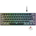 Rii RK802 Wireless Gaming keyboard, Rechargeable Mechanical Keyboard ...