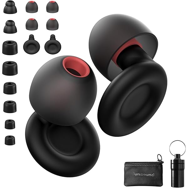 Bouchons D'oreille En Silicone Souple - Réutilisables - Pour Dormir, Vol, Concerts - 32 DB - Avec étui