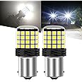 2 Ampoules LED 1156 BA15S P21W - Super Brillantes, 12V, Pour Feux De Frein, Recul, Position Et Brouillard Arrière