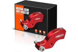 Rogierra - Neutral Gear Shift Assist Kit - CNC M8 EZ Shift Lever Compatible with 2018-2025 Touring Motorcycles (Electra Glide/Road Glide/Tri Glide) and Softail (Fat Boy 114) - Easy
