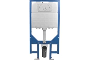 DEER VALLEY Concealed Toilet Cistern, DeerValley 0.8 GPF/1.6 GPF Dual Flush Wall-Mounted WC Cistern Support, Wall-Hung Toilets Water Tank with Gravity-fed Technology DV-1C0087