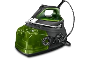 Rowenta Perfect Steam Pro Ferro da Stiro con Caldaia, Potenza 2400 W, Erogazione del Vapore fino a 120 g/min, Capacità Serbatoio 1L, Piastra Microsteam 400, Tecnologia Eco Intelligence