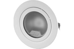 ADAKAT Vollmetall Einbaustrahler G4 12V, Glasabdeckung