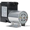 DAUB DC 12V/24V Mini Vacuum Pump, 10W 15L/min Electric Portable Air Pump with Holder, Negative Pressure Suction Pumping Air Compressor Diaphragm Pump for DIY Projects & Gas Analysis Sampling(24V)