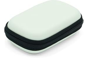 TULA MICS Tula Leather Case Cream Schutzhülle für Tula Mic, Zubehör (maßgeschneiderte Tasche, inkl. Netztasche für Kabel und Adapter, harte Außenseite für starken Schutz, gefertigt aus Leder), Cream