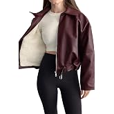 Kadın İ&ccedil;i K&uuml;rkl&uuml; Kemerli Suni Deri Mont - Oversize İ&ccedil;i Peluş Astarlı Premium Biker Ceket