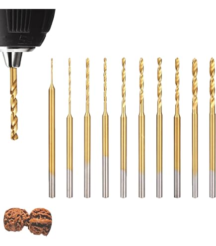 Forets Carbure Monobloc K35 - Diamètre 2,45 Mm - Pour Métaux (Inox, Acier) Jusqu'à HRC50 - Lot De 2 - 4