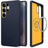 Spigen Caseology Galaxy S25 Ultra ile Uyumlu Magnet Kılıf Nano Pop Mag Kaymaz Silikon Lacivert Kapak - ACS09056 (Spigen TR Ga