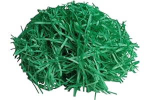 TASHELLS 200g Papier Déchiqueté, Remplissage Boite Cadeau, Raphia, Papier Cadeau-Vert