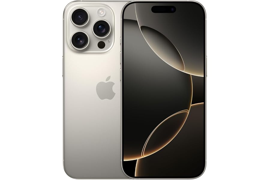 Apple iPhone 16 Pro, 256GB, Titan Natur (Generalüberholt)