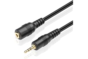 TNP Products Audio-Verlängerung, 2,5 mm Klinke – zur Verlängerung von Headsets, Mikrofonen, Kopfhörern etc. 1.8M