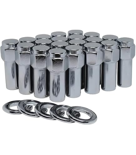 thumbnail image 2 of Spline Drive Lug Nuts – M12x1.25, Closed End, Conical Seat – Set Of 16 (Black, Heat-Treated Steel) 2 of 6