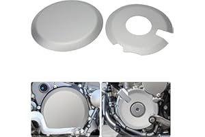 Alpha Rider Engine Ignition Clutch Case Covers Guards Kit for Su zuki DRZ400 DRZ400S DRZ400E DR-Z400SM Kawasaki KLX 400 Silver Ignition Clutch Case Covers Guards Kit