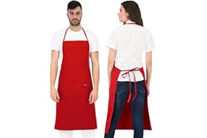 PALLTEX BORAGO Delantal Cocina Hombre Delantal Cocina Mujer Delantales de Cocina, Manualidades, Pintura, Hornear, EN ISO 13688