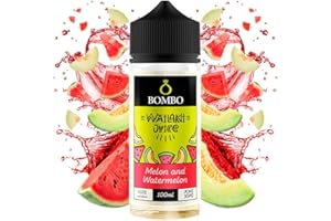 VAPE PIPER E-liquid MELON AND WATERMELON Bombo 100ml Serie Wailani Juice - 70% VG / 30% PG - Intensa mezcla de melón con sandía - Para cigarrillos electrónicos Vaper Pod Mod