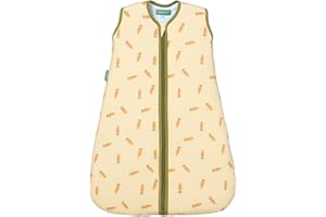 MOLIS & CO molis&co - Sacco Nanna - Sacco nanna invernale per Neonati e Bambini - Sacchi Nanna 2.5 tog - 100% Cotone (Oeko-TEX 100) - Carrots (6 a 18 mesi)