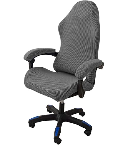 Highdi Gaming Stuhl Bezug, Jacquard Einfarbig Gamin Produktbild-Vorschau 5