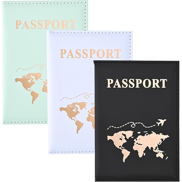 GADITIEK Porta Passaporto e Etichetta Valigia Aereo, Pelle Pu