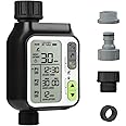 Pinolex® Sprinkler Water Timer with 3 Separate Watering Programs and Rain Auto Sensor Function, Garden Lawn Hose Faucet Timer Irrigation System Controller/Child Lock/Rain Barrel/3.5" Screen/IPX5 India