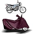 PASH - Hero Splendor Plus I3S New BS6 Water Resistant - Dust Proof - Full Bike Scooty Two Wheeler Body Cover for Hero Splendor Plus I3S (Maroon)