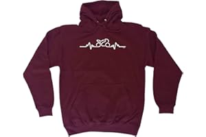 123T Funny Novelty Hoodie - Superbike Pulse Hoody Jumper Clothing