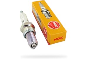 GREENSTAR NGK - Bougie D'Allumage NGK DR8EA - Durable & Fiable - Haute Qualité - Equivalent CHAMPION RAX94C, CHRAX94C, Noir