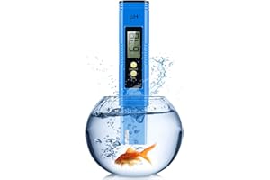 ROEJUYY pH Meter for Water, Digital PH Tester 0.01pH High Accuracy Pen Type pH Tester with 0-14 PH Measurement Range, Pocket Size Tester Pen for Household Drinking, Pool and Aquarium