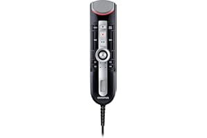 Olympus RecMic II USB Microphone (RM-4010P) Optimised for Voice Recognition and Dictation, Includes ODMS R7 & Microphone Stand, Trackball, Beamforming Technology, Buttons can be freely configured