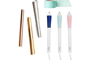 We R Memory Keepers American Crafts Foil Quill Freestyle Pen All-In-One Kit-DIY Crafting Tool-Pack of 7, Multicolor, Talla Única