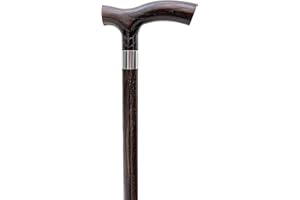 DR WATSON Dr. Watson - Handcrafted Wooden Walking Stick, Walking Cane with Fritz Handle