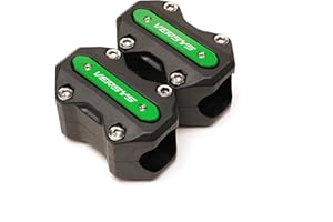 2BIRD Accessori per la protezione del motociclo Guardia motore per Kawasaki Versys 650 1000 x300 2008-2019 2020 2021 Blocco decorativo del paraurti del crash bar della moto (Color : Green)