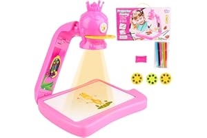 HEITIGN Proyector De Pintura, Proyector De Dibujo Para Niños Mesa De Proyección Tablero De Dibujo Escritorio De Rastreo, Aprenda A Dibujar Máquina De Bocetos Kit De Proyector De Rastreo De Arte Juego