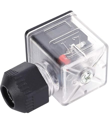Solenoid Valve Coil Connector DIN43650 - DC24V For Industrial Valve Applications