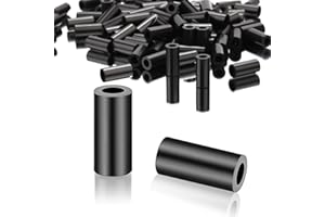 SWTYExt 100 Pezzi Spessori in Gomma M4-7X15 mm ABS Distanziatori Distanziali Rondelle Plastica Boccole Teflon Rondelle in Teflon Spessori in Plastica Rondelle Gomma per Motori Macchinari Automobili