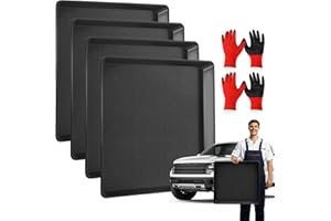 ‎POWEKA Poweka 4 Auto-Ölauffangwanne 58 x 55 x 3 cm, Auffangwanne, Auto-Öl-Sammelpfanne Ersatzpfanne, Abtropfschale für Waschmaschine und Gefrierschrank, Für sichere und saubere Böden