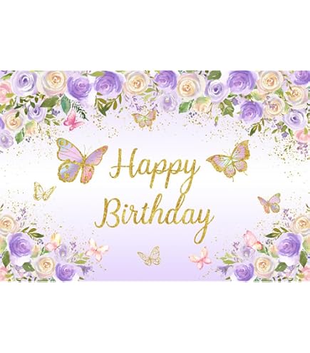 Sfondo Per Compleanno Verde Con Foglie E Fiori – 2.7x1.8m, Banner Per Feste E Photo Booth – Materiale Vinilico Leggero, Stampa Ad Alta Risoluzione, Riutilizzabile