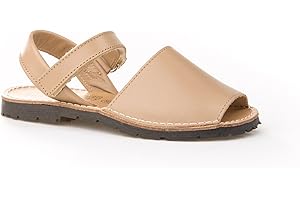 Angelitos Sandalias Menorquinas Infantiles Rojo Unisex, mod.202. Calzado infantil Made in Spain, Garantia de calidad.