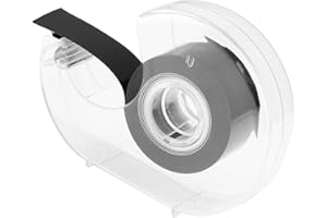 HUGWAIT Bande Magnétique Autocollante 1.9cm x 300cm, Bande Magnetique avec Forte Adhésivité, Ruban Aimanté avec Dérouleur, Bande Aimantée Adhésif pour Bricolage, Bande Magnetique Adhésive pour Moustiquaires