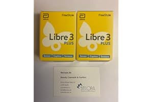 BECOPA Abbott FreeStyle Libre 3 Plus Sensor, Glukose-Messsystem, 15 Tage Tragedauer, 3er-Pack