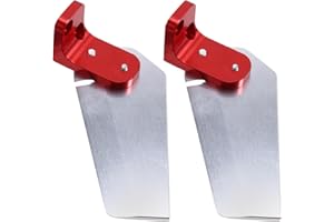 Ginobili Ailerons de Virage Réglables en Aluminium de 95 mm de Longueur pour Bateaux Offshore RC, Bateaux de Course, Pièces de Bateaux Télécommandés