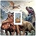 Dinosaurs Light Switch Sticker vinyl cover skin [Generic Single] by stika.co