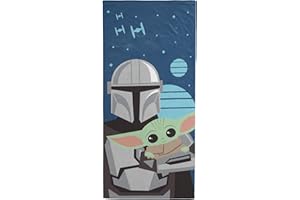 Jay Franco Star Wars The Mandalorian Er ist mit Mir 71cm x 147cm Strandtuch aus