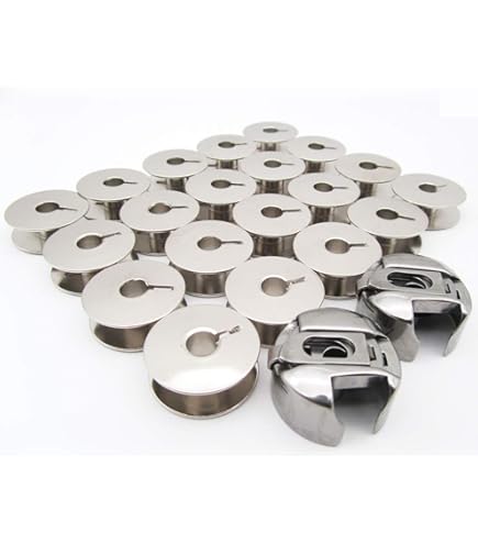 20 Bobine Di Metallo Per Macchine Cucire Pfaff E Juki - #18339, Grandi Dimensioni - Foto 9